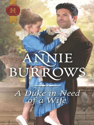 cover image of A Duke in Need of a Wife